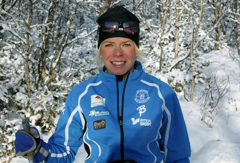 MARIA RYDQVIST i delad cupledning. Foto: KJELL-ERIK KRISTIANSEN
