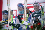 DE TRE BÄSTA i årets Tour, fr v: Aino Kaisa Saarinen, Virpi Kuitunen och Petra Majdic. Foto: MOA MOLANDER KRISTIANSEN, www.kristiansen-sport.com