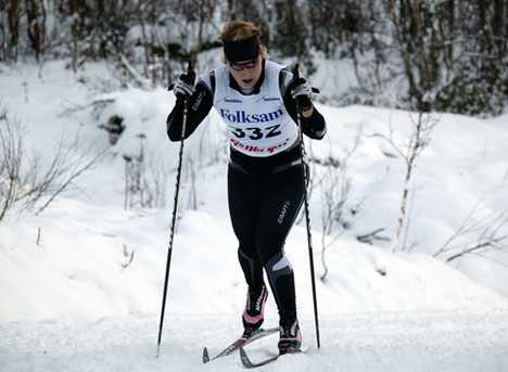 HANNA BRODIN överlägsen i damjuniorklassen. Foto: KJELL-ERIK KRISTIANSEN